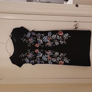 Asymmetrical black dress